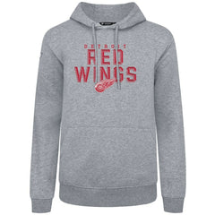 Detroit Red Wings Levelwear Podium Carve Pullover Hoodie Gray
