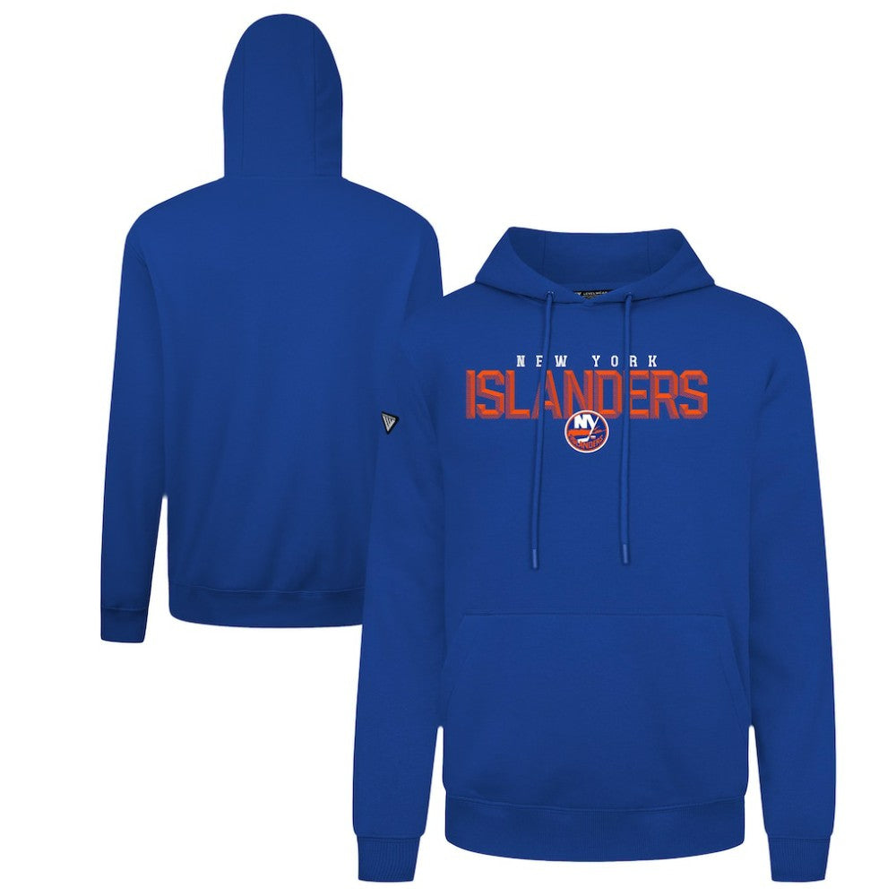 New York Islanders Levelwear Podium Carve Pullover Hoodie Royal