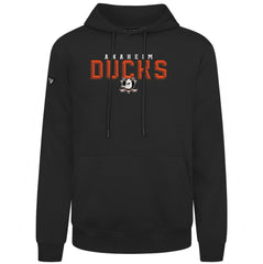 Anaheim Ducks Levelwear Podium Carve Pullover Hoodie Black