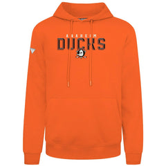 Anaheim Ducks Levelwear Podium Carve Pullover Hoodie Orange