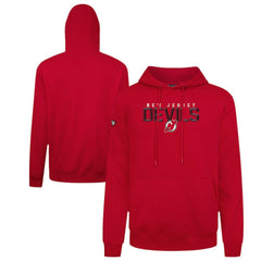 New Jersey Devils Levelwear Podium Carve Pullover Hoodie Red