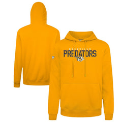 Nashville Predators Levelwear Podium Carve Pullover Hoodie Gold