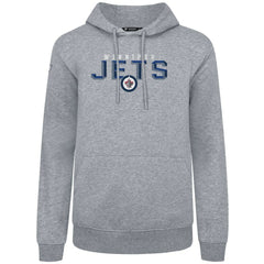 Winnipeg Jets Levelwear Podium Carve Pullover Hoodie Gray