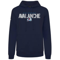 Colorado Avalanche Levelwear Podium Carve Pullover Hoodie Navy