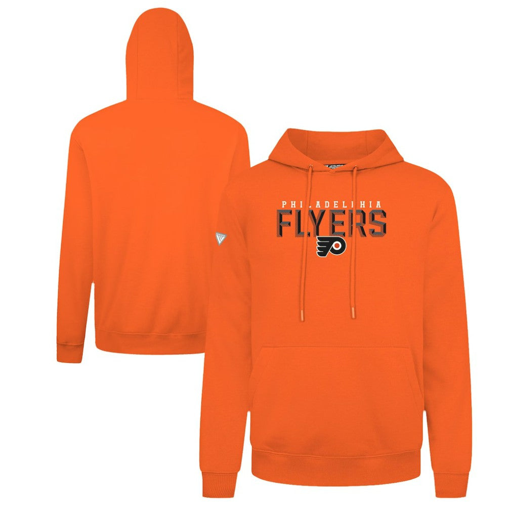 Philadelphia Flyers Levelwear Podium Carve Pullover Hoodie Orange