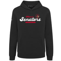 Ottawa Senators Levelwear Youth Podium Monument Pullover Hoodie Black