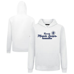 Toronto Maple Leafs Levelwear Youth Podium Monument Pullover Hoodie White