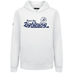 Tampa Bay Lightning Levelwear Youth Podium Monument Pullover Hoodie White