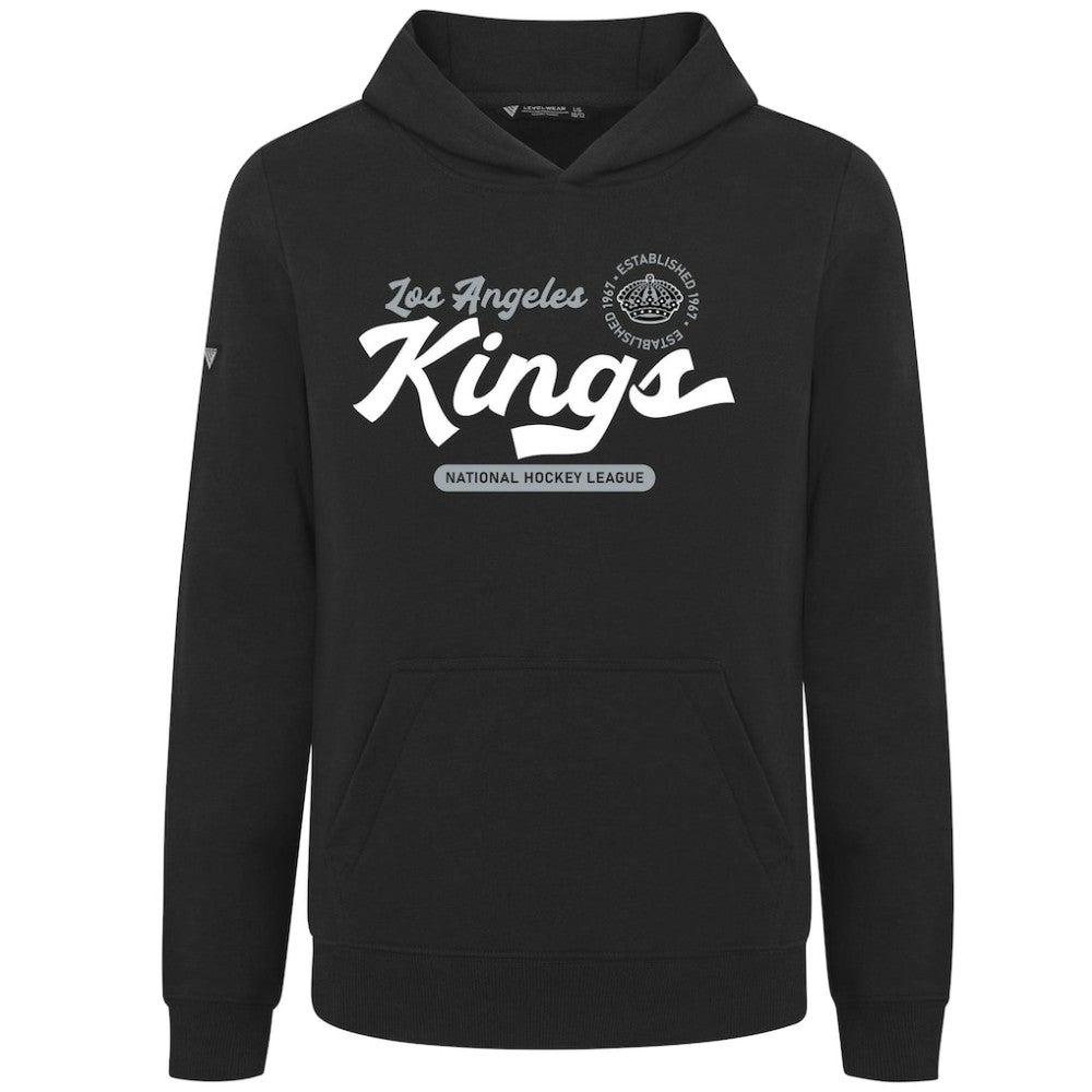 Los Angeles Kings Levelwear Youth Podium Monument Pullover Hoodie Black