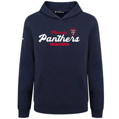Florida Panthers Levelwear Youth Podium Monument Pullover Hoodie Navy