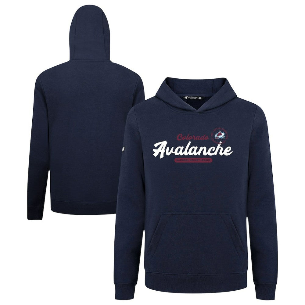 Colorado Avalanche Levelwear Youth Podium Monument Pullover Hoodie Navy