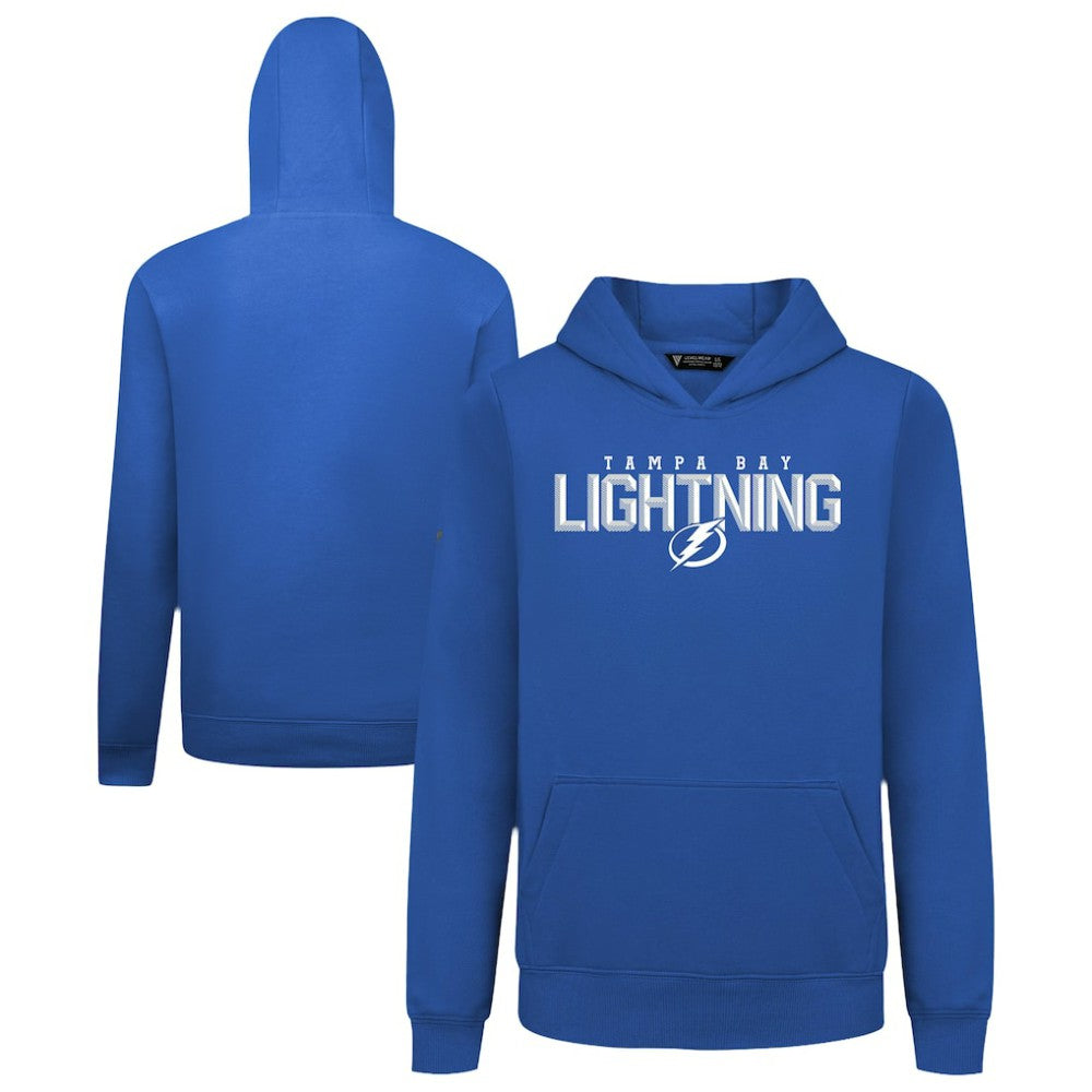 Tampa Bay Lightning Levelwear Youth Podium Carve Pullover Hoodie Royal