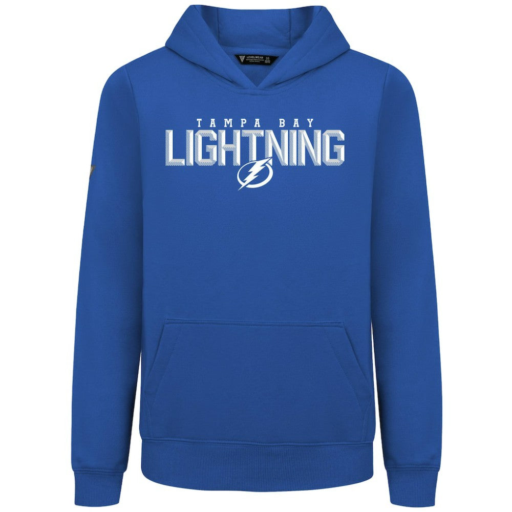 Tampa Bay Lightning Levelwear Youth Podium Carve Pullover Hoodie Royal
