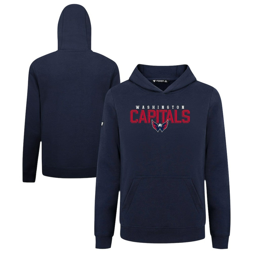 Washington Capitals Levelwear Youth Podium Carve Pullover Hoodie Navy