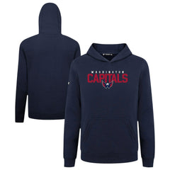 Washington Capitals Levelwear Youth Podium Carve Pullover Hoodie Navy