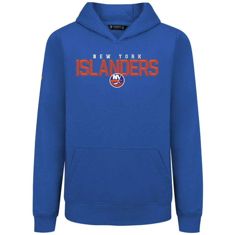 New York Islanders Levelwear Youth Podium Carve Pullover Hoodie Royal