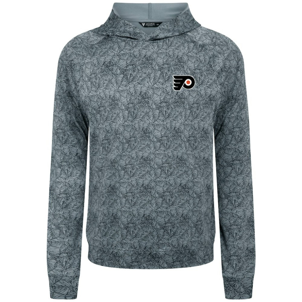 Philadelphia Flyers Levelwear Albatross Raglan Pullover Hoodie Gray