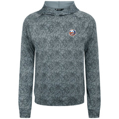 New York Islanders Levelwear Albatross Raglan Pullover Hoodie Gray