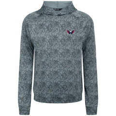 Washington Capitals Levelwear Albatross Raglan Pullover Hoodie Gray
