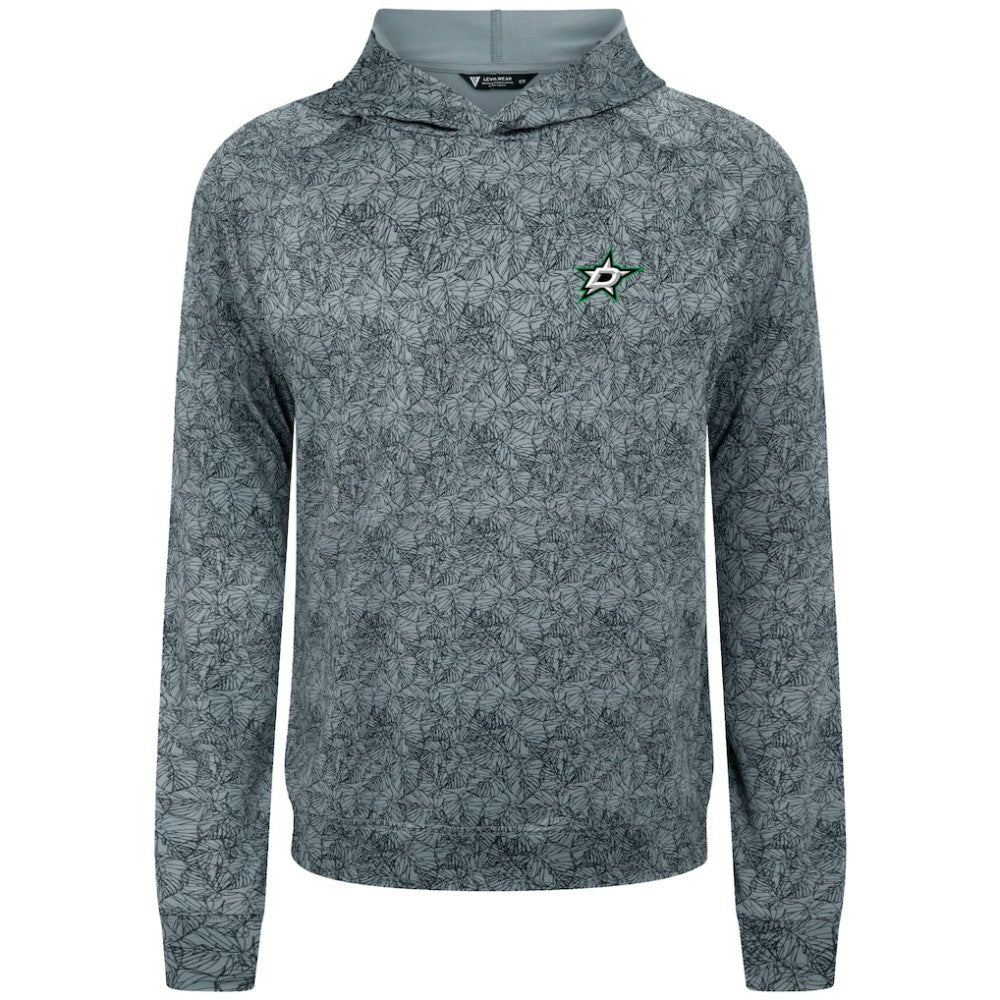 Dallas Stars Levelwear Albatross Raglan Pullover Hoodie Gray