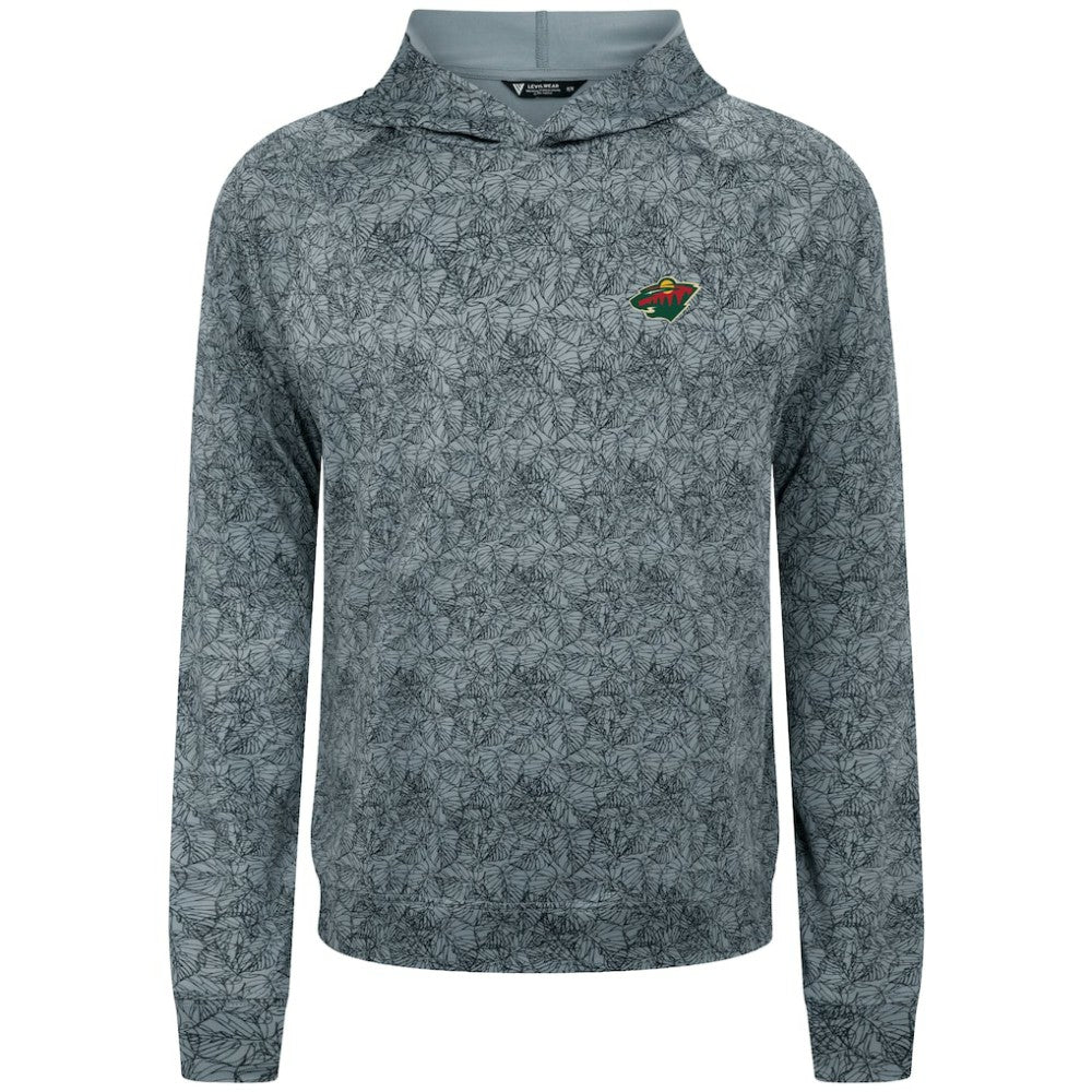 Minnesota Wild Levelwear Albatross Raglan Pullover Hoodie Gray