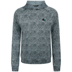 San Jose Sharks Levelwear Albatross Raglan Pullover Hoodie Gray