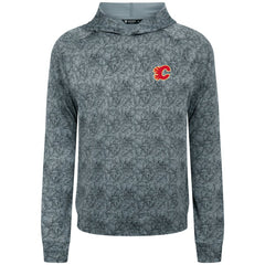 Calgary Flames Levelwear Albatross Raglan Pullover Hoodie Gray