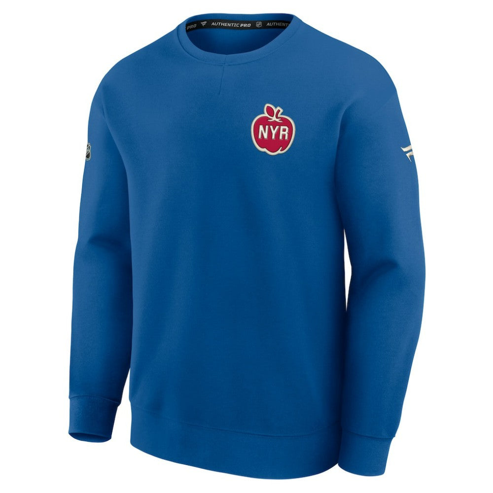 New York Rangers Fanatics 2026 NHL Winter Classic Authentic Pro Sweatshirt Blue