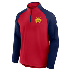 Florida Panthers Fanatics 2026 NHL Winter Classic Authentic Pro Quarter-Zip Bright Cardinal