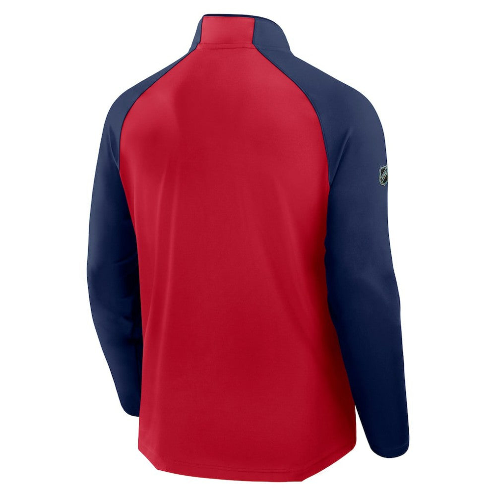 Florida Panthers Fanatics 2026 NHL Winter Classic Authentic Pro Quarter-Zip Bright Cardinal