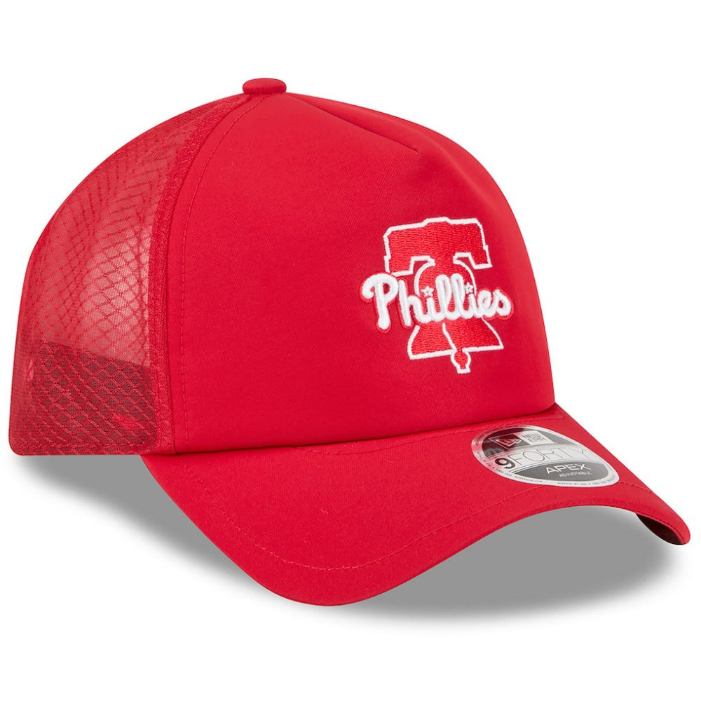 Philadelphia Phillies 2026 Batting Practice Alternate Apex 9FORTY Adjustable Hat Red | New Era