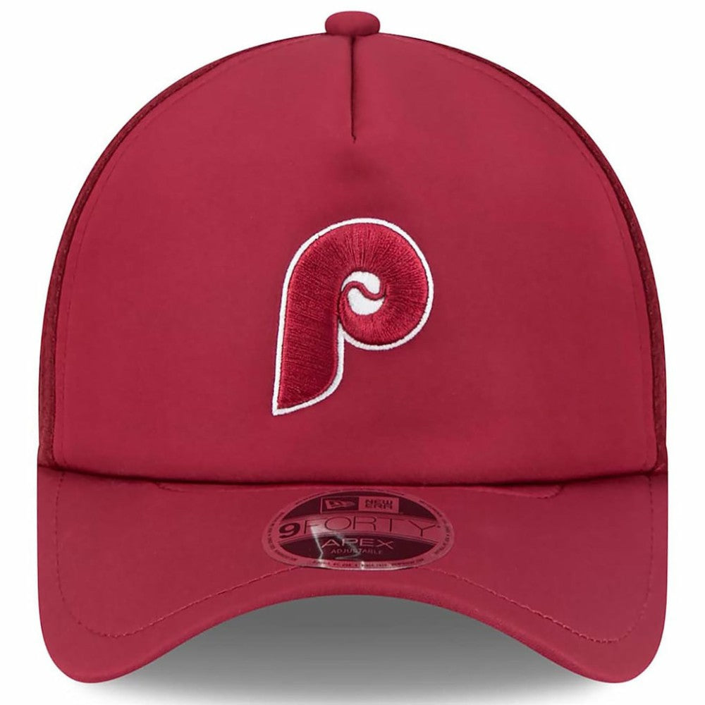 Philadelphia Phillies 2026 Batting Practice Alternate Apex 9FORTY Adjustable Hat Maroon | New Era