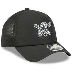 Pittsburgh Pirates 2026 Batting Practice Alternate Apex 9FORTY Adjustable Hat Black | New Era