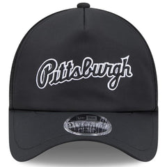Pittsburgh Pirates 2026 Batting Practice Alternate Apex 9FORTY Adjustable Hat Black | New Era