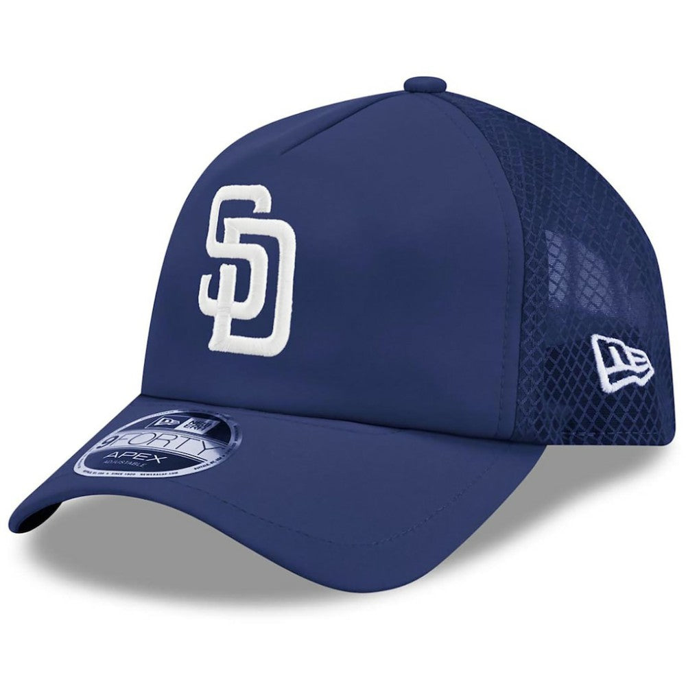 San Diego Padres 2026 Batting Practice Alternate Apex 9FORTY Adjustable Hat Navy | New Era