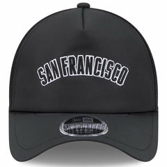 San Francisco Giants 2026 Batting Practice Alternate Apex 9FORTY Adjustable Hat Black | New Era