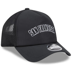San Francisco Giants 2026 Batting Practice Alternate Apex 9FORTY Adjustable Hat Black | New Era