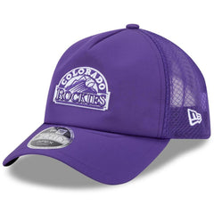 Colorado Rockies 2026 Batting Practice Alternate Apex 9FORTY Adjustable Hat Purple | New Era