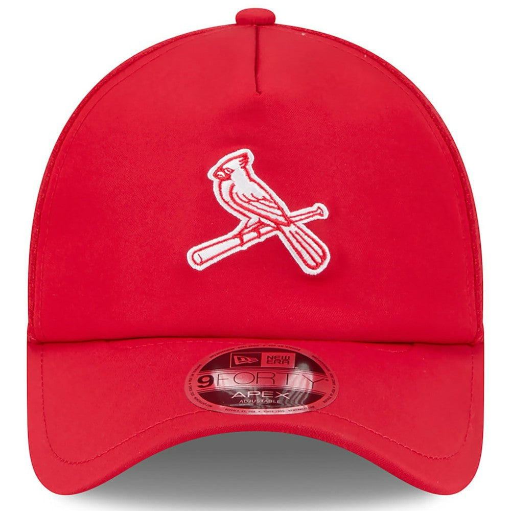 St. Louis Cardinals 2026 Batting Practice Alternate Apex 9FORTY Adjustable Hat Red | New Era