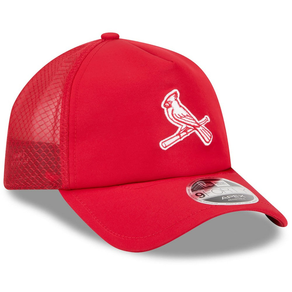 St. Louis Cardinals 2026 Batting Practice Alternate Apex 9FORTY Adjustable Hat Red | New Era