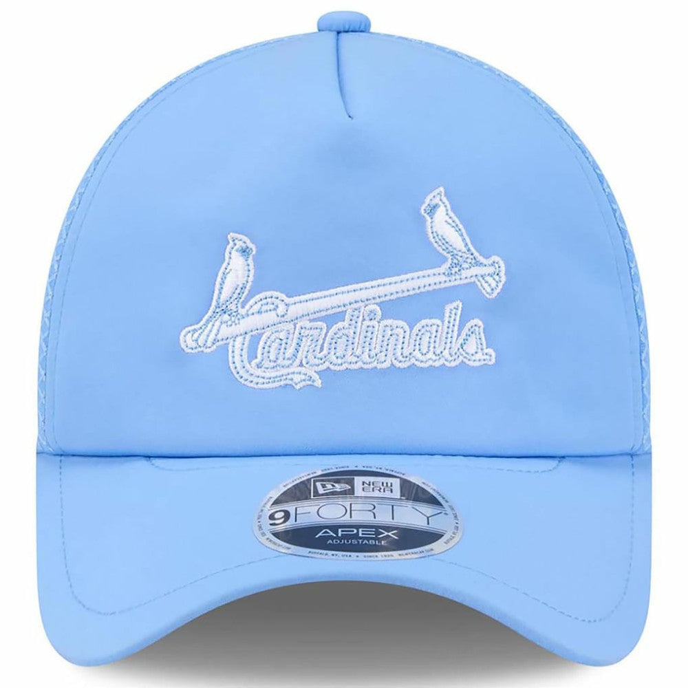 St. Louis Cardinals 2026 Batting Practice Alternate Apex 9FORTY Adjustable Hat Light Blue | New Era