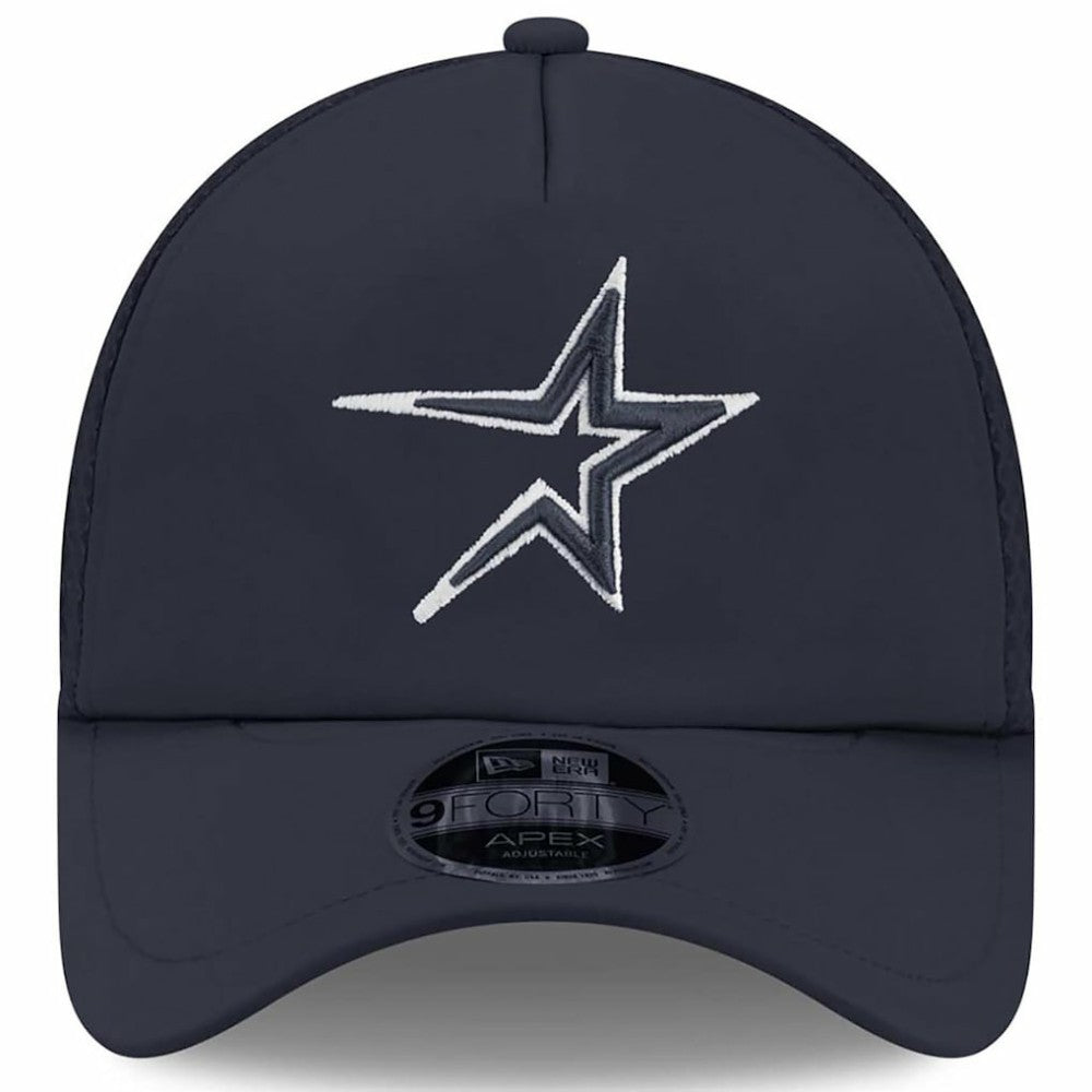 Houston Astros 2026 Batting Practice Alternate Apex 9FORTY Adjustable Hat Navy | New Era