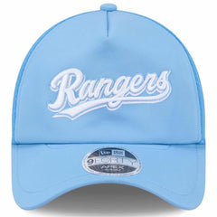 Texas Rangers 2026 Batting Practice Alternate Apex 9FORTY Adjustable Hat Light Blue | New Era