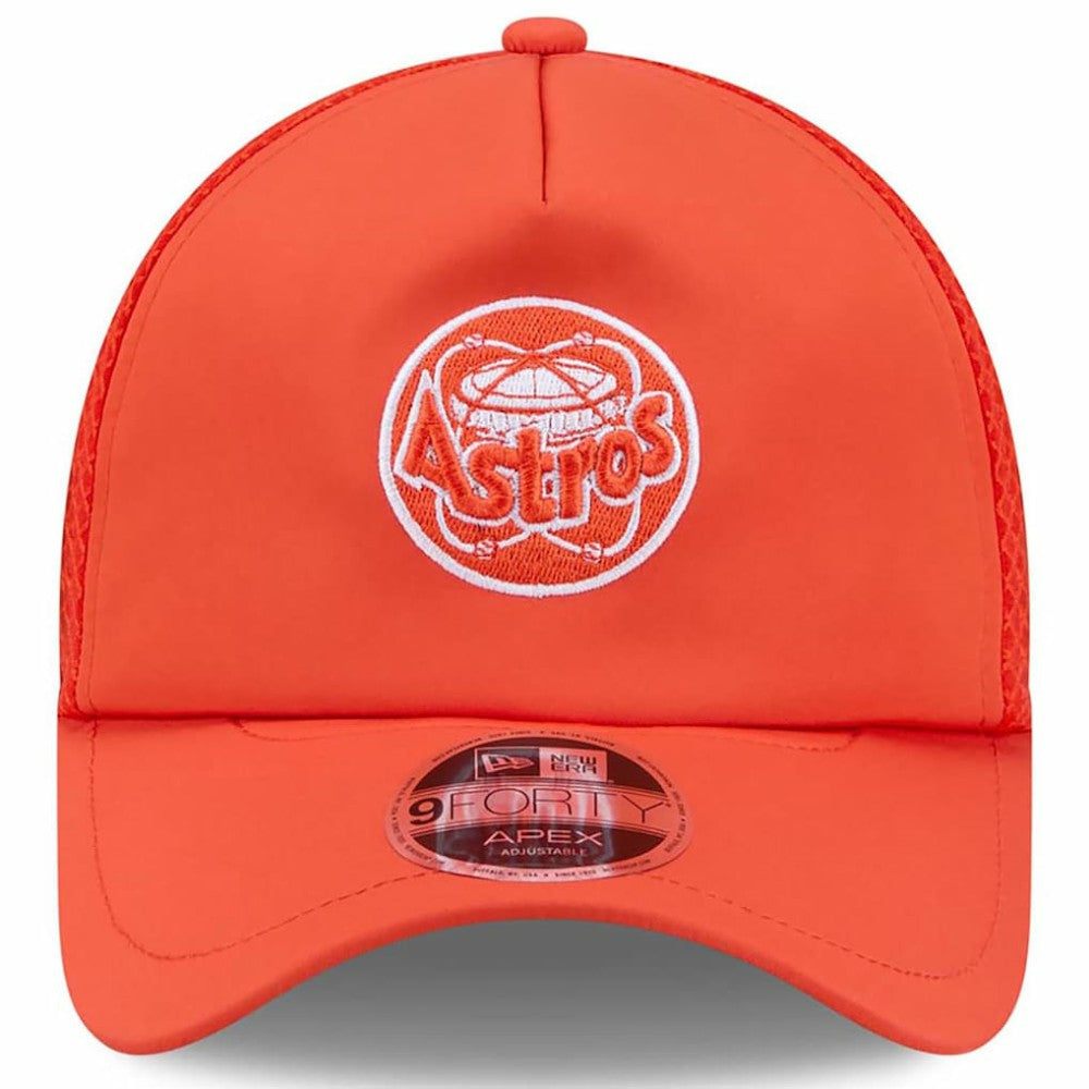 Houston Astros 2026 Batting Practice Alternate Apex 9FORTY Adjustable Hat Orange | New Era