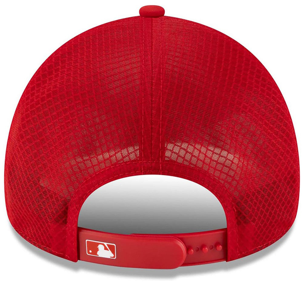 Los Angeles Angels 2026 Batting Practice Alternate Apex 9FORTY Adjustable Hat Red | New Era