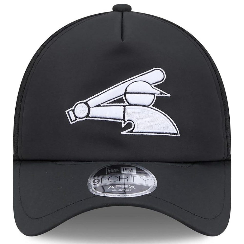 Chicago White Sox 2026 Batting Practice Alternate Apex 9FORTY Adjustable Hat Black | New Era