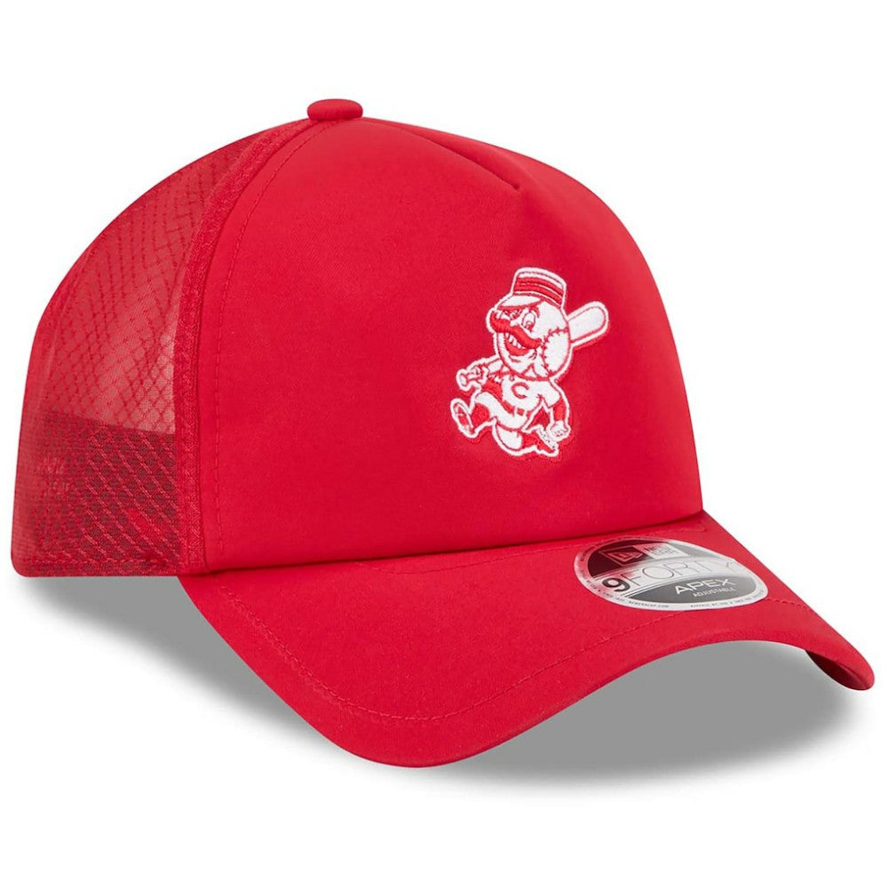 Cincinnati Reds 2026 Batting Practice Alternate Apex 9FORTY Adjustable Hat Red | New Era