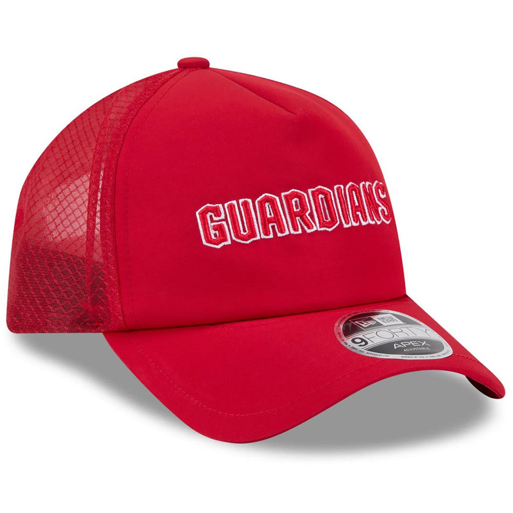 Cleveland Guardians 2026 Batting Practice Alternate Apex 9FORTY Adjustable Hat Red | New Era