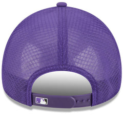 Colorado Rockies 2026 Batting Practice Apex 9FORTY Adjustable Trucker Hat Purple | New Era
