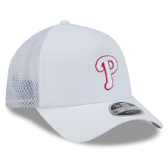Philadelphia Phillies 2026 Batting Practice Apex 9FORTY Adjustable Trucker Hat White | New Era